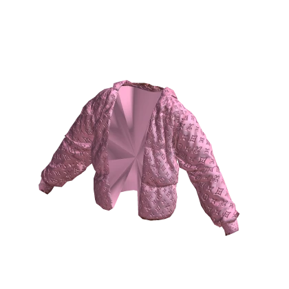 Designer Puffer Jacket Pink