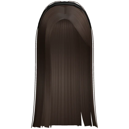 Long Dark Straight Popular Trendy Girl Hime Hair