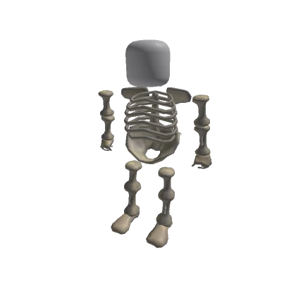 Spooky Skeleton (Recolorable)