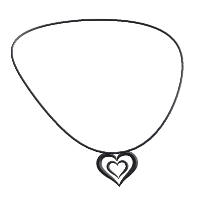 Y2K Heart Necklace