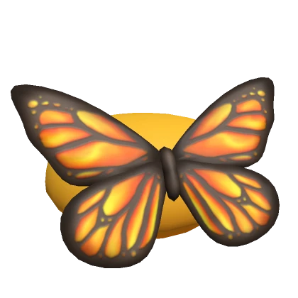 Butterfly Beret - orange