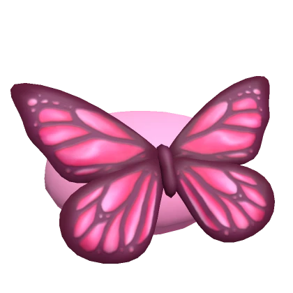 Butterfly Beret - pink