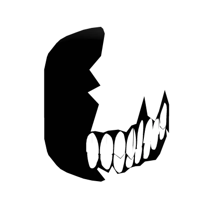 Half Teeth Cracked Shadow Head