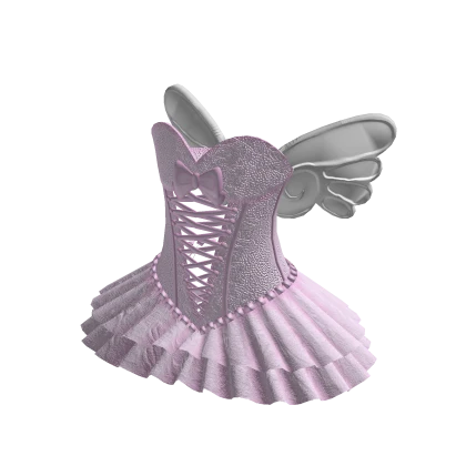 ♡ : angelic mini dress in pink