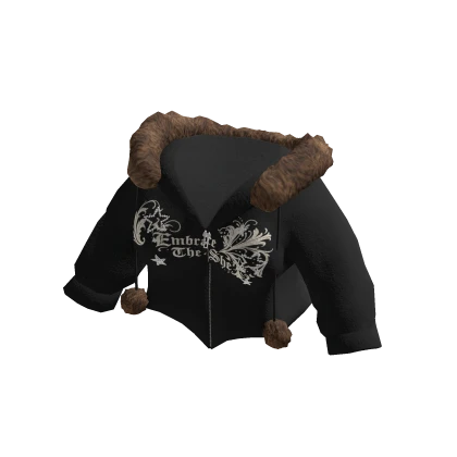 Y2K Fur hoodie