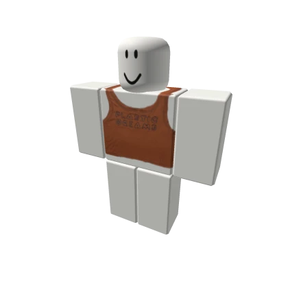 90s Orange Tank Top