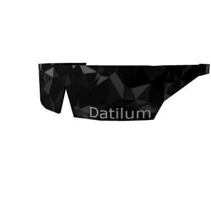 Datilum Black Sparkle Time Clockwork Shades