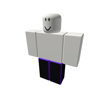Purple Void Cartoony Outline Pants