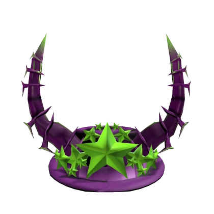 SparkleTime Purple Fedora Poisoned Horns