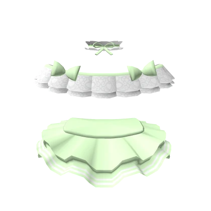 🎀3.0 Sailor outfit with Pastel Green bow skirt
