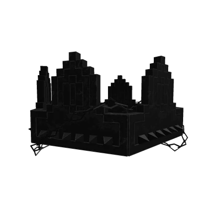 [ADD-ON] Black Onyx v3 Studded Chained 8-bit Crown
