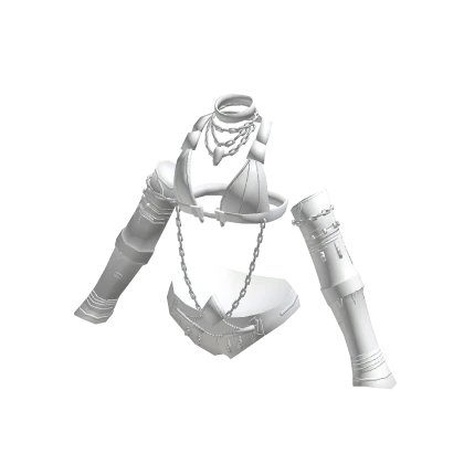 Armoured Swimwear with Armoured Sleeves and Chains