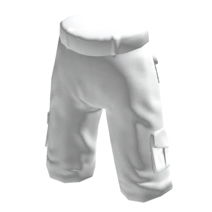 White Cargo Shorts