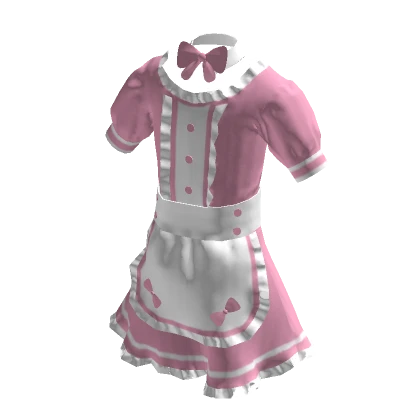 Maid Dress - Pink