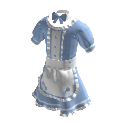 Maid Dress - Blue