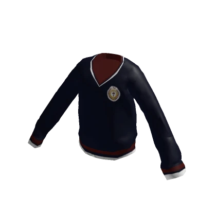 Preppy School Sweater Blue