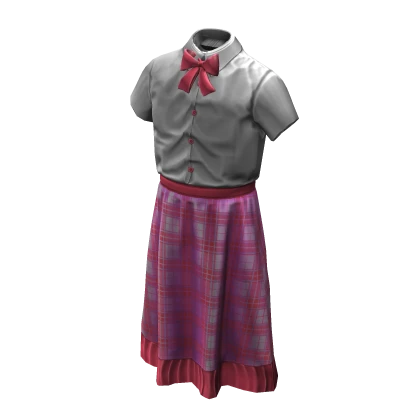 Cute School Dress - Pink