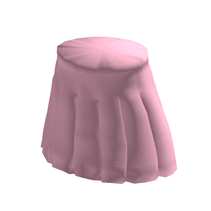 Pink Simple Pleated Skirt