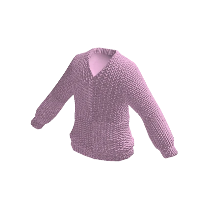 Knitted Pink Sweater