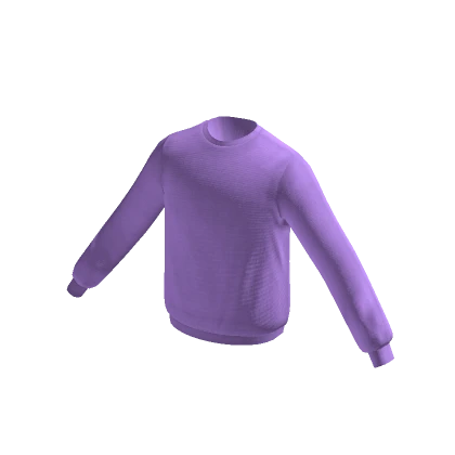 Basic Sweater in Pastel Purple