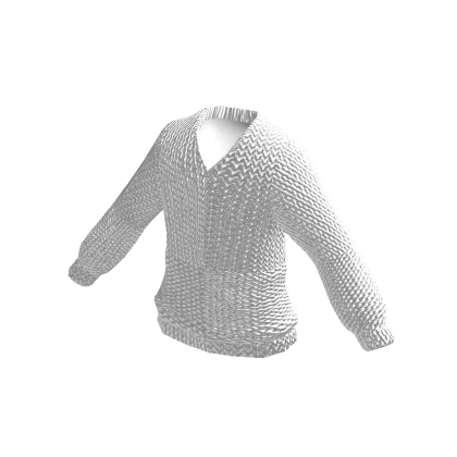 Knitted White Sweater