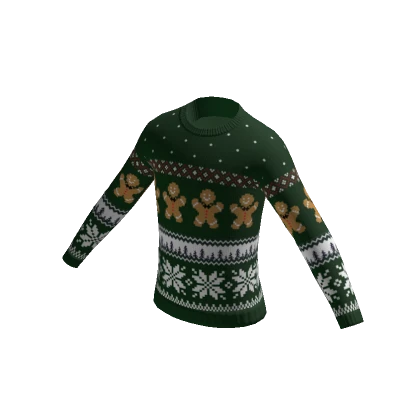 Christmas Sweater - Gingerbread Man