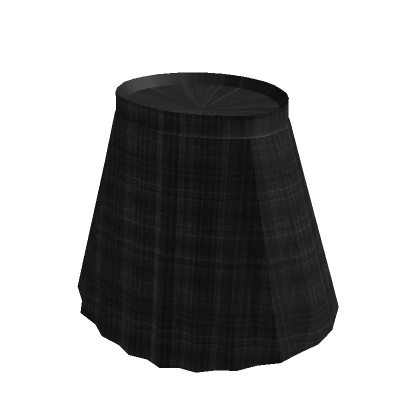  Black Flannal Skirt