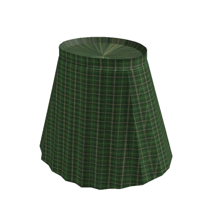 Green Flannel Skirt