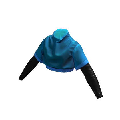 Blue Crop Top Sweater