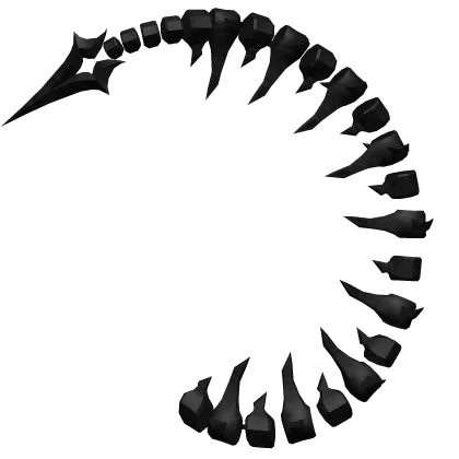 Skeleton Demon Tail - Black