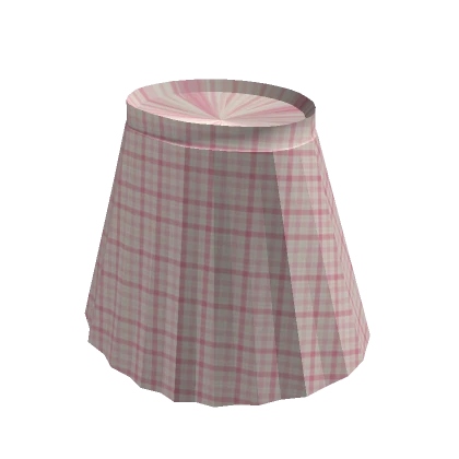 Pink Flannel Skirt