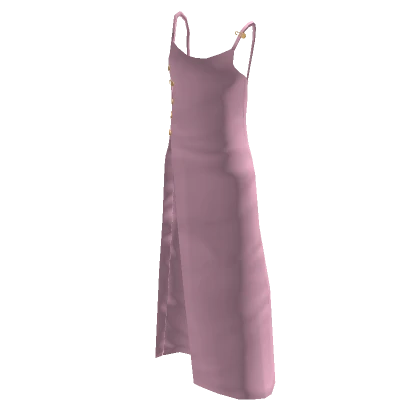 Pink Fancy Gown with Golden Clips