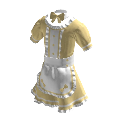 Maid Dress - Yellow 