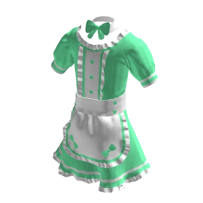 Maid Dress - Mint 