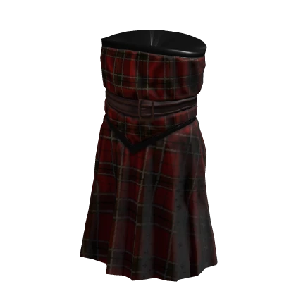 Plaid Cropped Dress