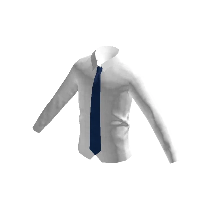 Shirt with Blue Tie