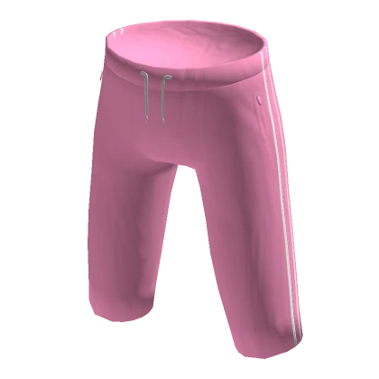 Two-Striped Sports Shorts (Pink)