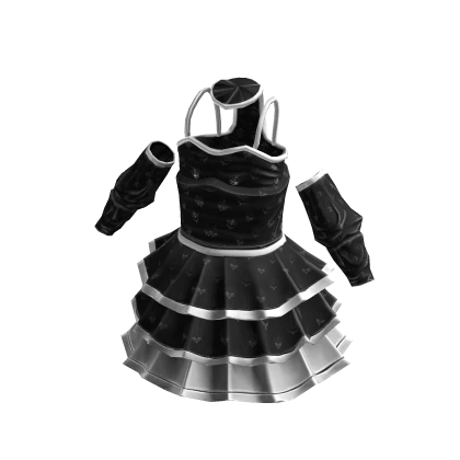 Black and White Princess Dress
