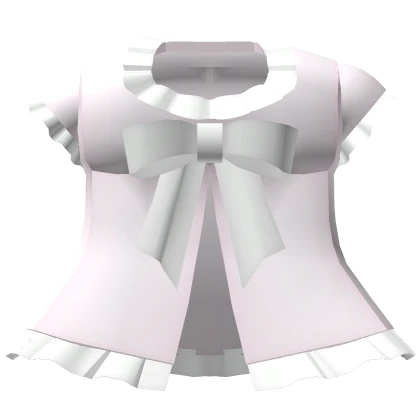 🤍꒰Soft dollette laced dress w bow pink white꒱