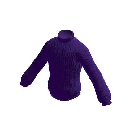 Stylish Knitted Sweater (Purple)