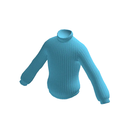 Cute Knitted Sweater (Light Blue)