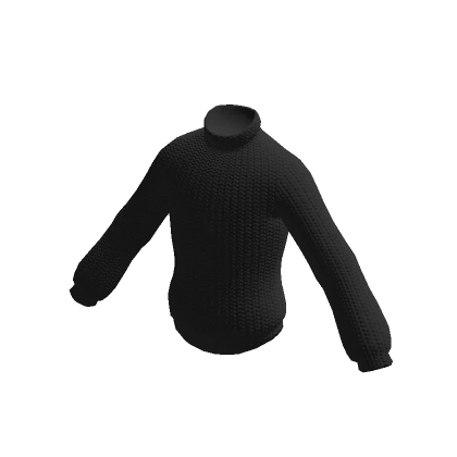 Stylish Knitted Sweater (Black)