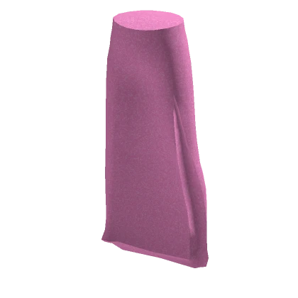 Glittering side-split Skirt - Pink