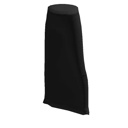 Simple Robe Skirt - Black