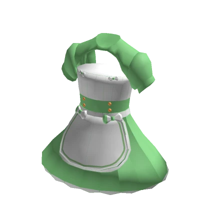 Cute Mint Maid Dress Costume Halloween