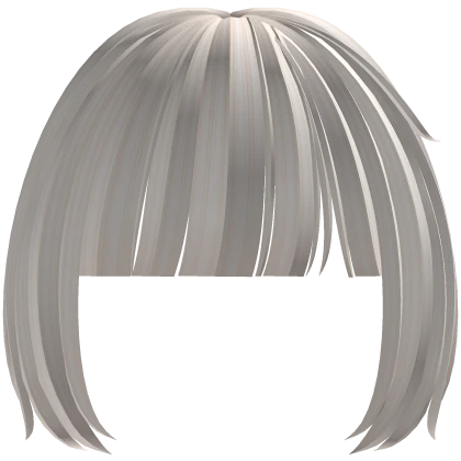 ୨୧: kawaii anime doll bangs in blonde