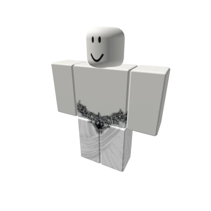 🗡Gaian🗡Ceremonial Fantasy Gem White Skirt