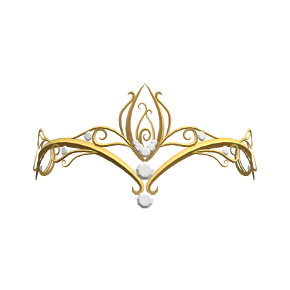 Mystic Elven Tiara - white/gold