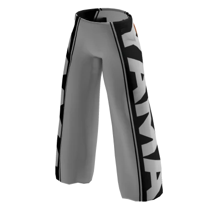 Yama White Baggy Trousers