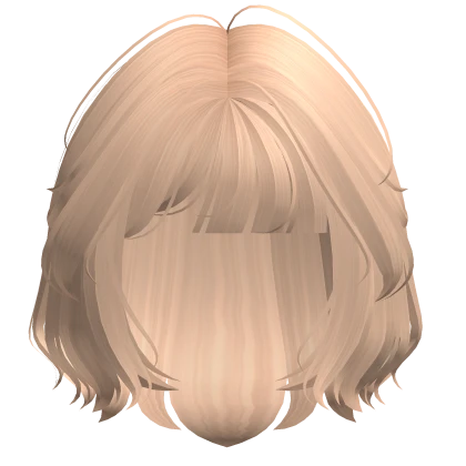 ♡ Short hair short bob with bangs in rubian